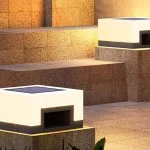 Solar Gate Pillar Lamp – Stainless Steel 1