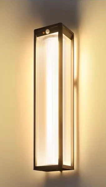 Smart Solar Wall Light with in use