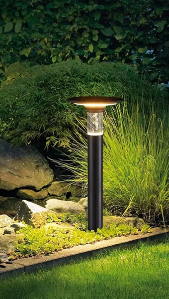 Solar Led Garden Light in use