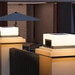 Solar Gate Pillar Lamp – Stainless Steel 2