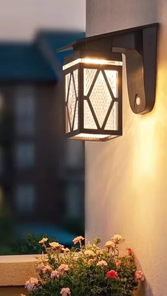 Waterproof Solar Lights in use