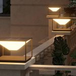 Stainless steel solar door pillar light 3