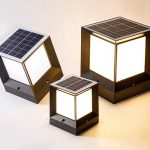 Square Solar Pillar Light 1
