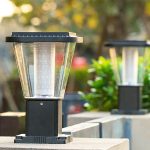 Modern Aluminum Solar Pillar Light 3