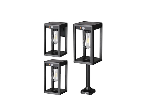 Solar Wall Light - Vintage Edison Style