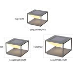 Stainless steel solar door pillar light 1