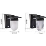 4-Mode IP54 Solar Wall Light 1