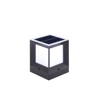 Square Solar Pillar Light
