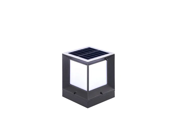 Square Solar Pillar Light