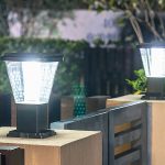 Modern Aluminum Solar Pillar Light 4