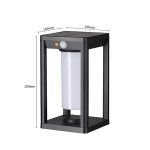 Motion-Sensing Solar Pillar Light 1