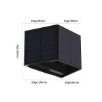 Dual-Sided Solar Wall Lamp for Outdoor 1