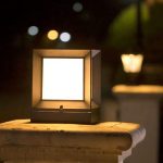Square Solar Pillar Light 2