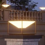 Stainless steel solar door pillar light 6