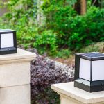Square Solar Pillar Light 3
