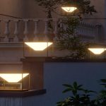 Stainless steel solar door pillar light 4