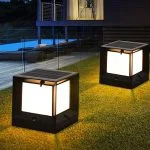 Square Solar Pillar Light 5