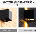 Dual-Sided Solar Wall Lamp for Outdoor 3