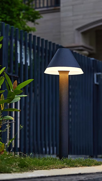 Modern Outdoor LED Garden Light in use