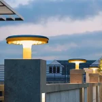 Solar-Powered Gate Post Lights 4