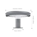 Solar-Powered Gate Post Lights 1