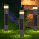 Solar Pathway Light with Adjustable Panels 2