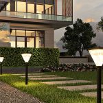 Solar LED Bollard Light for Gardens & Walkways 5