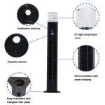 Courtyard sensor column lamp 2