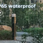 Courtyard sensor column lamp 3