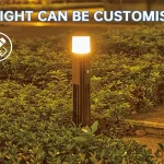Courtyard sensor column lamp 4