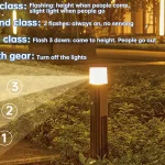 Courtyard sensor column lamp 7