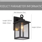 Vintage Bronze Outdoor Wall Sconce 2