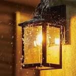 Vintage Bronze Outdoor Wall Sconce 6