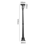 Modern IP65 Solar Aluminum Path Light 1