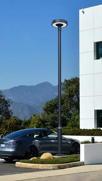 Aluminum LED Street Light in use