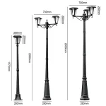 Modern IP65 Solar Aluminum Path Light 4