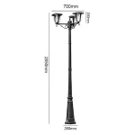 Modern IP65 Solar Aluminum Path Light 3