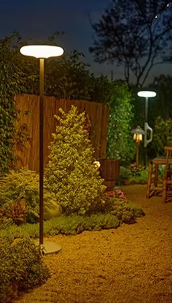 Smart Garden Light in use