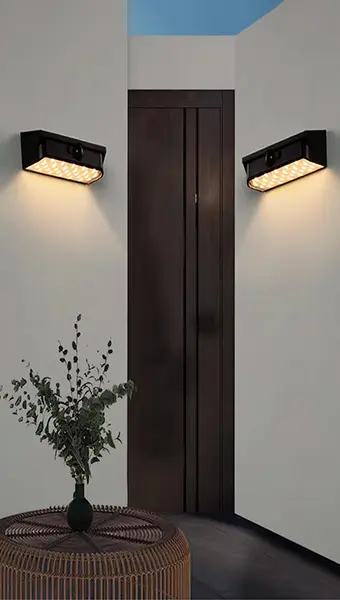 Outdoor Solar Light in use